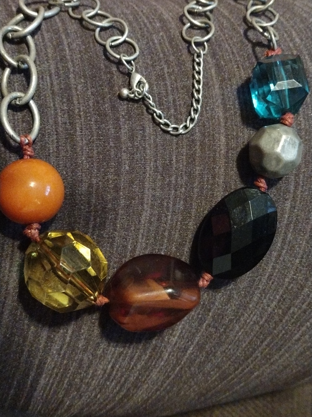 Multicolor Beaded Statement Necklace - Women Jewelry